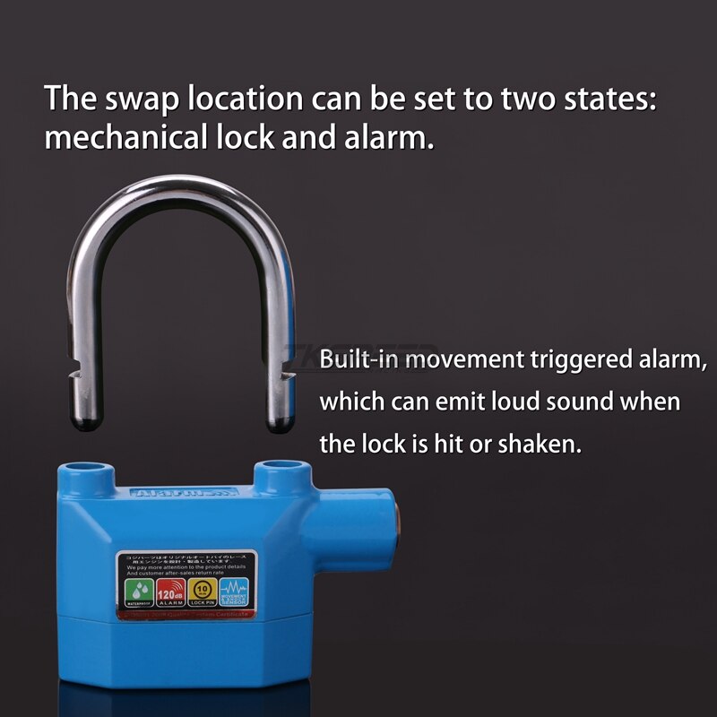 Waterdicht Motorfiets Alarm Lock Anti-diefstal Moto Bike Home Waarschuwing Security Disc Lock Voor Diefstal Bescherming Alarma Moto