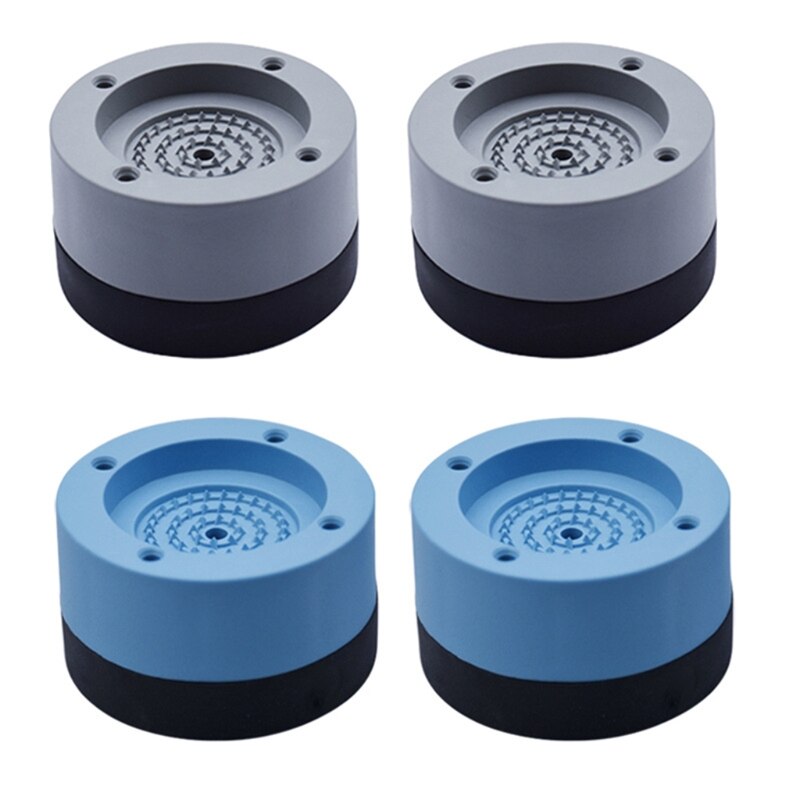 4pcs/set Antislip Washing Machine Feet Mats Nonslip Refrigerator Antivibration Pad Noisereducing Kitchen Bathroom