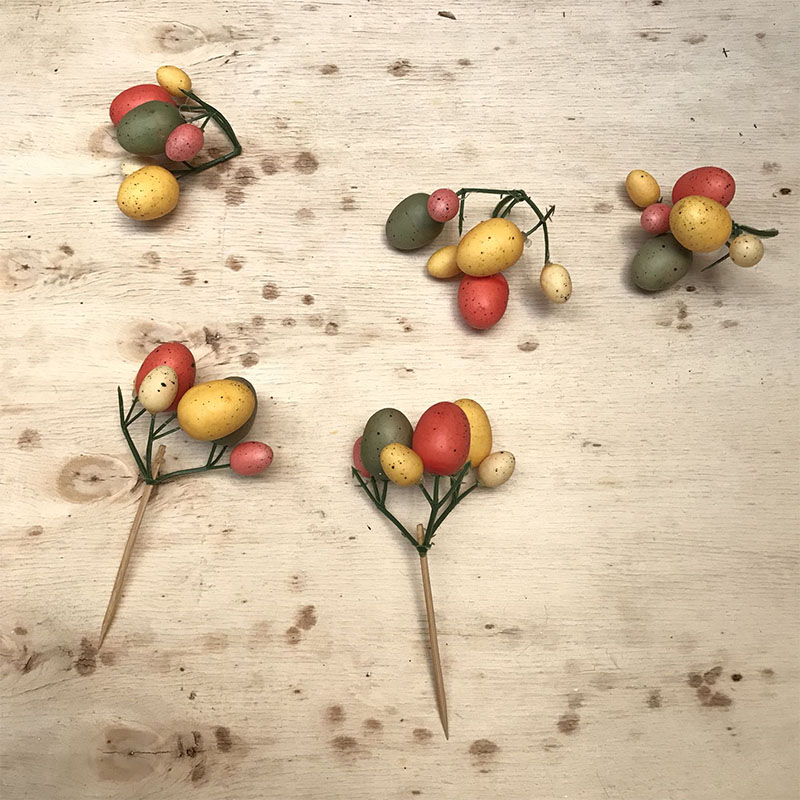 Neue Kreative Osterei Baum Decor Kreative Zweig Mit Malerei Eier Ostern Ei Dekoration Ostern Liefert Party Suplies: Fluoreszenz Gelb