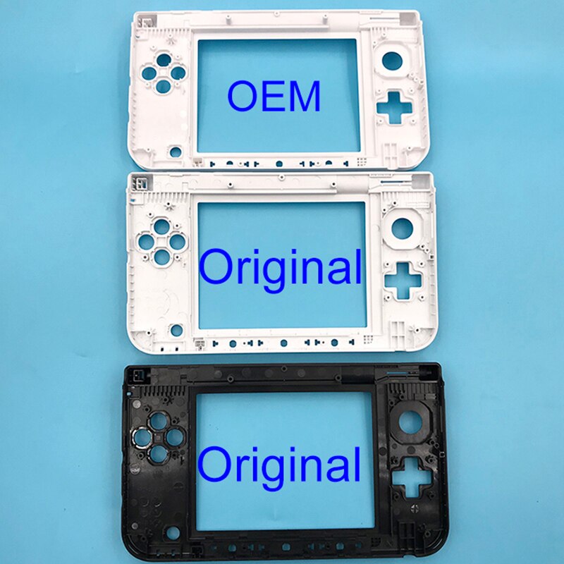 Middle Frame Replacement Kits Housing Shell Cover Case Bottom Console Cover for Nintendo For 3DS XL/LL Game Console