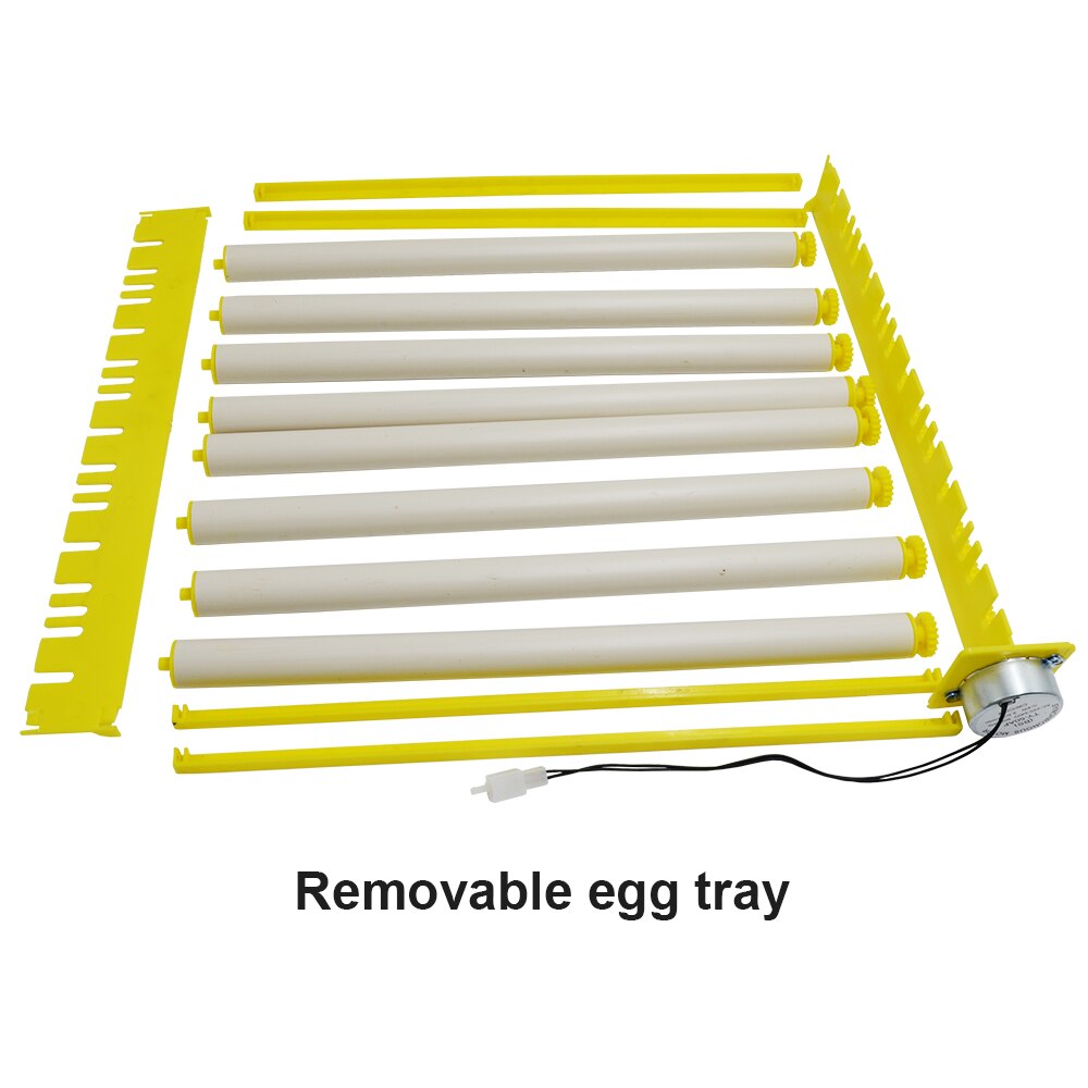 Roller Egg With Motor Turn The Eggs Excellent Duck Quail Bird Poultry Eggs Tray Farm Incubation Supplies: 9tubes / 110V