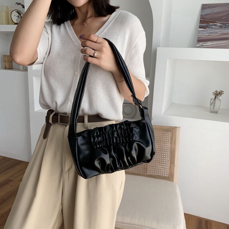 Bag For Women Cloud Bags PU Leather Shoulder Messenger Bags For Women Small Crossbody Bag Travel Chain Handbags and Purses