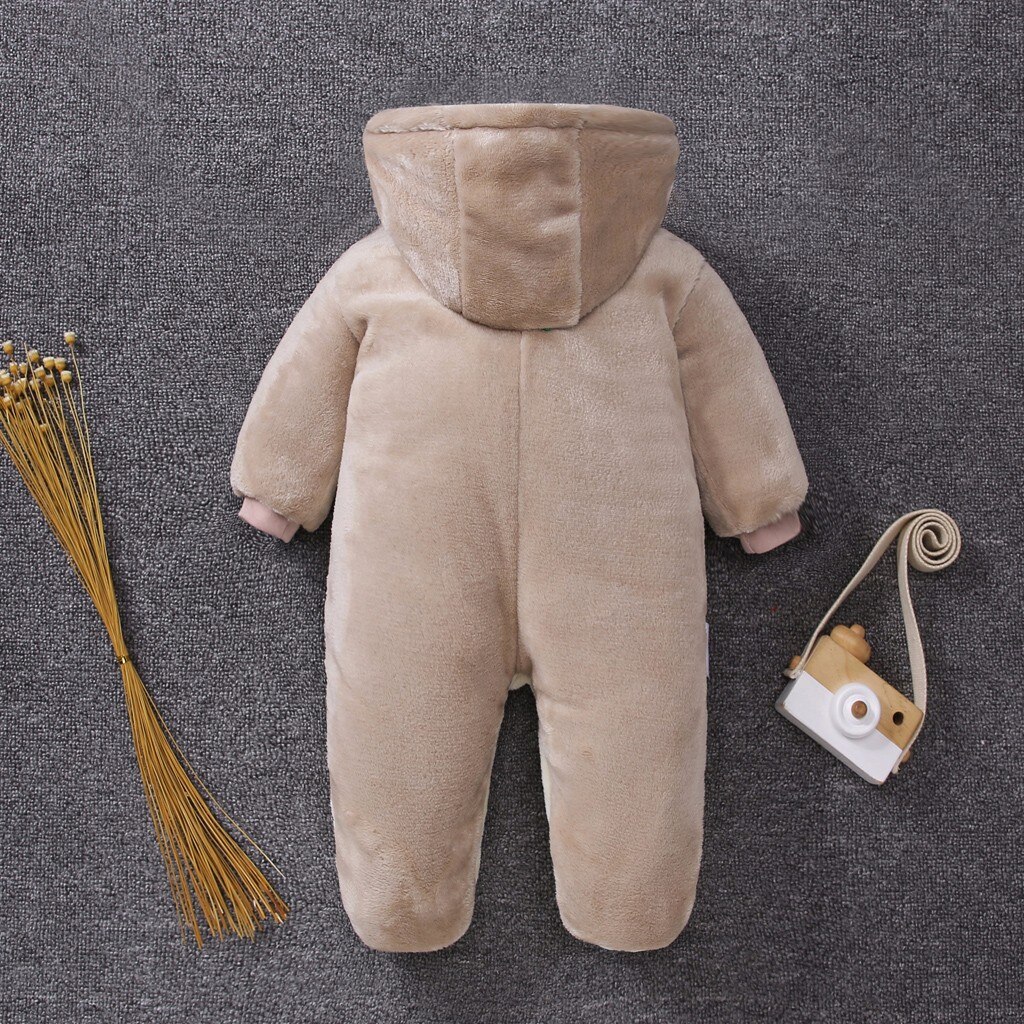 Veste d'hiver épaisse pour bébés filles | Veste avec fermeture éclair pour enfants, combinaison manteau à capuche 0-12M