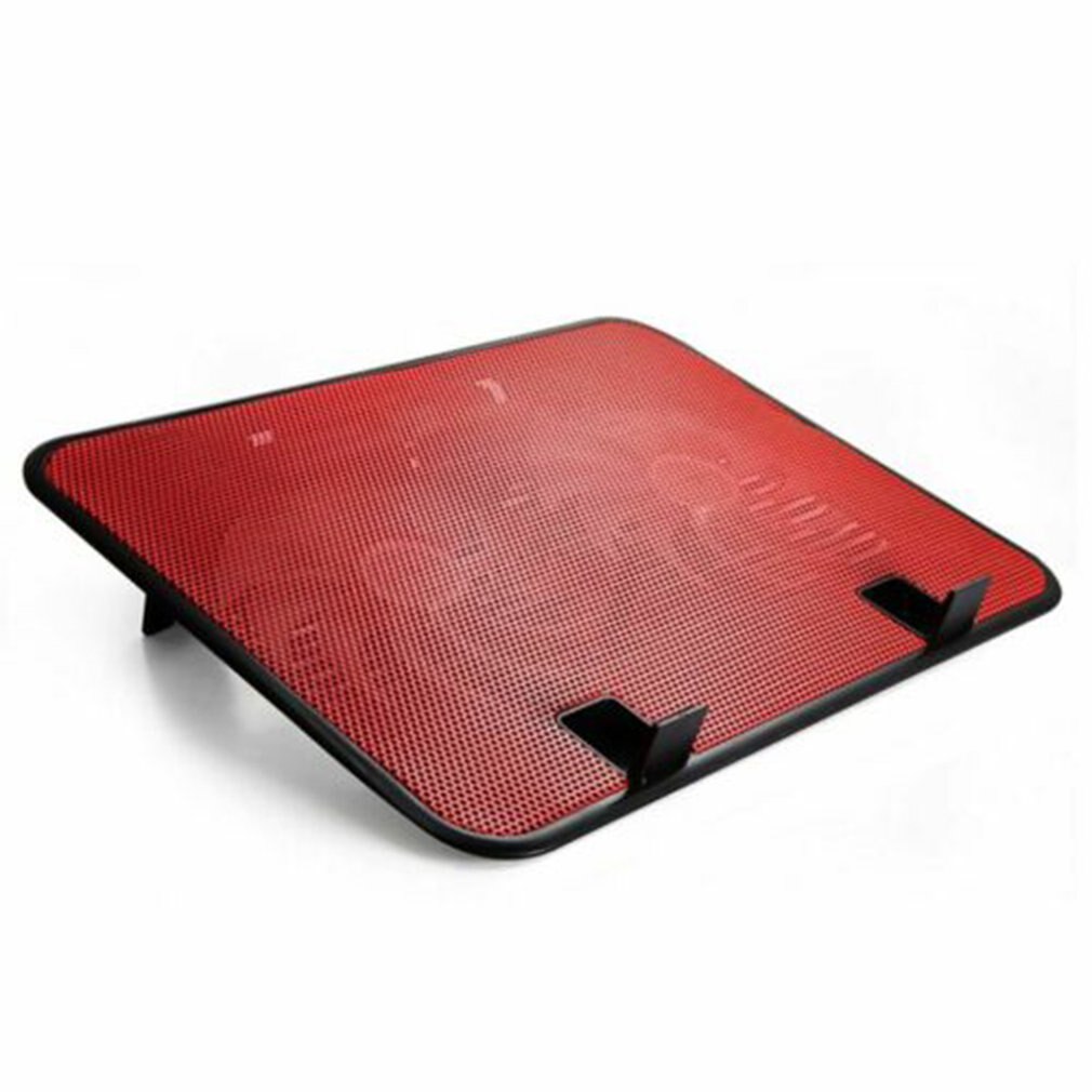 Notebook Cooler Cooling Fan Computer Notebook Bracket Cooling Base Abs Engineering Material + Metal Mesh: 14 inch red