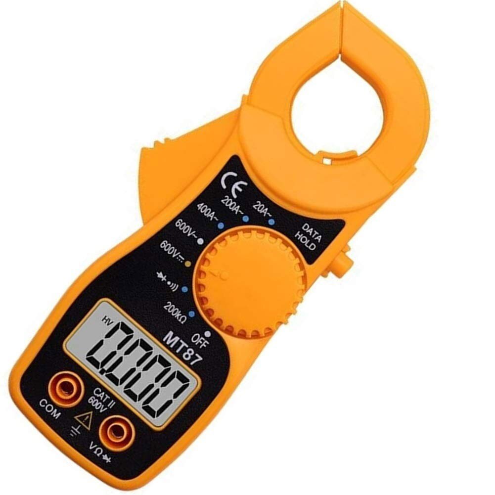 Digital Clamp Meter Multimeter Voltmeter ST209 DC AC Voltage Current LCD Display Range Capacitance Resistance Frequency Tester