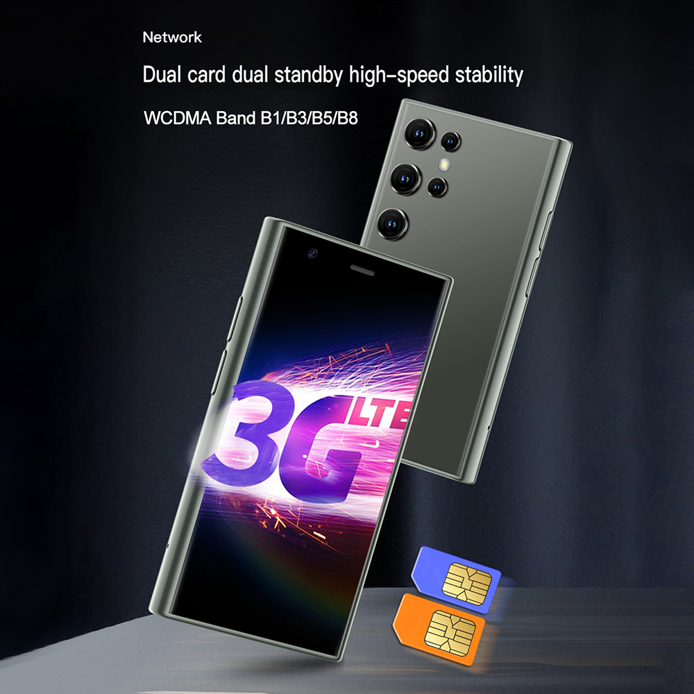 Soyes s23 pro 3.0 "android8.1 mini smartphone 2gb ram 16gb rom duplo sim em espera 1000mah 3g rede compacto telefone móvel