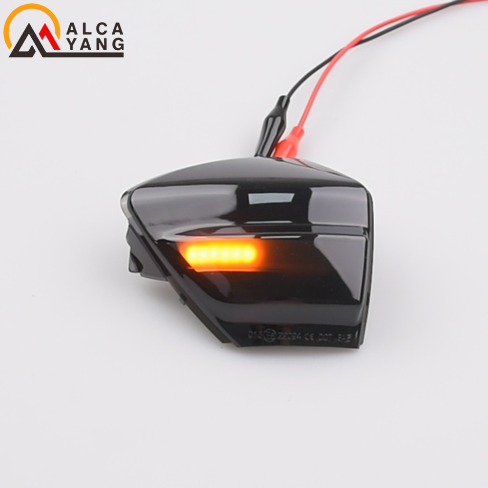 2X For Ford S-Max 07-14 Kuga C394 08-12 C-Max 11-19 LED Dynamic Turn Signal Light Side Mirror Sequential Blinker Indicator Lamp