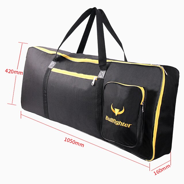 61 Key Keyboard Case Gig Bag Padded, Portable Electric Keyboard Piano 600D Oxford Cloth with 10mm Cotton Case Gig Bag