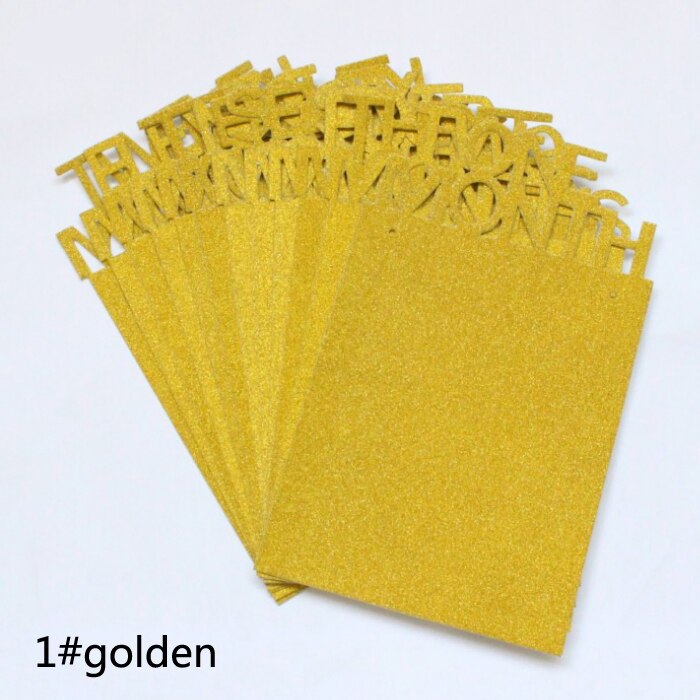 Partei Flagge 1'st ersten Geburtstag Wimpel glocke girlande Banner Ammer für Dekoration DIY favor kreative Wh: 1 golden