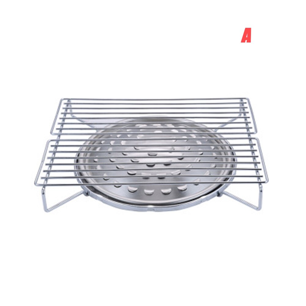 Stainless Steel BBQ Grill Barbecue Cooker Outdoor Cooking Stove Stainless Barbecue Accessories for Home Park Use MSU88: a