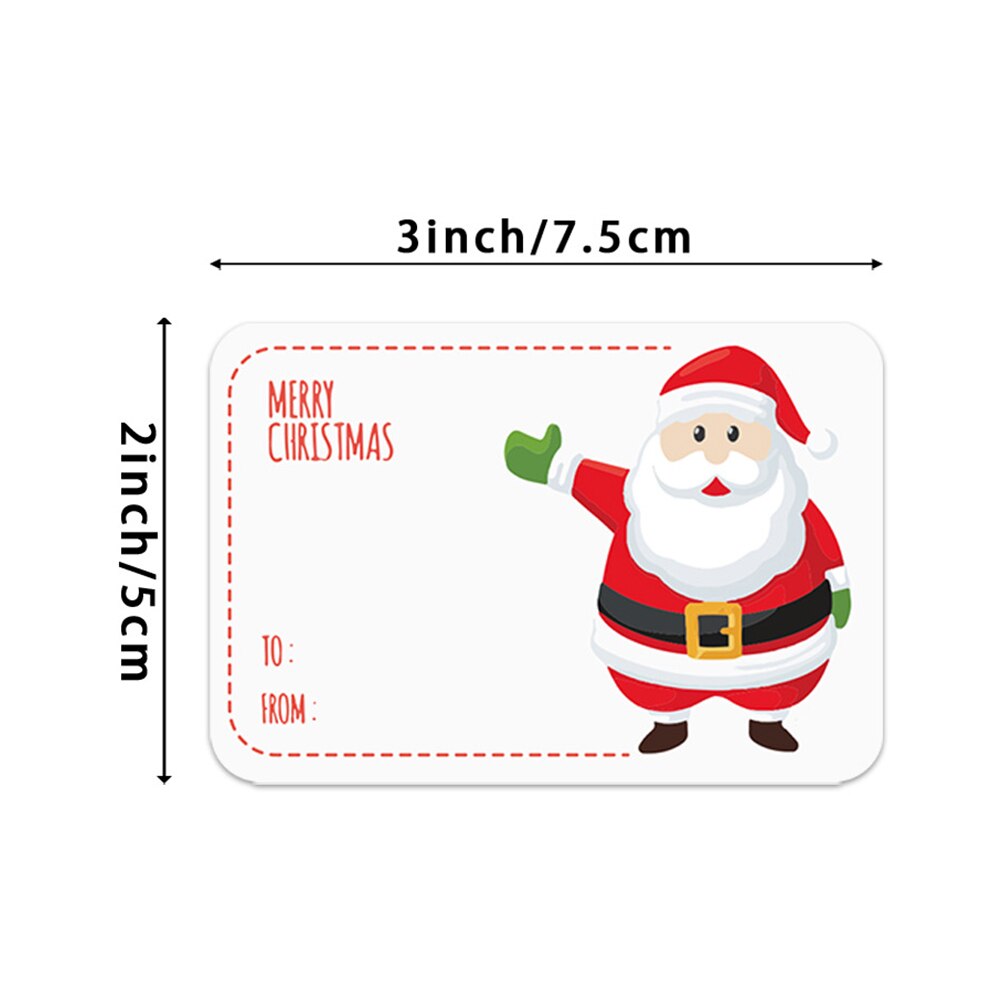 Ontwerpen zelfklevende kerstnaamlabels zegellabels kerststickers verpakkingsstickers  fp8