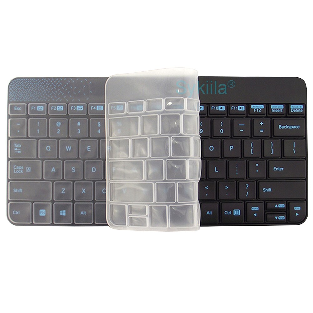 Keyboard Cover for Logitech K240 MK240 MK245 Nano for Logi Mechanical Wireless Protective Protector Skin Case Clear Silicone TPU: Clear