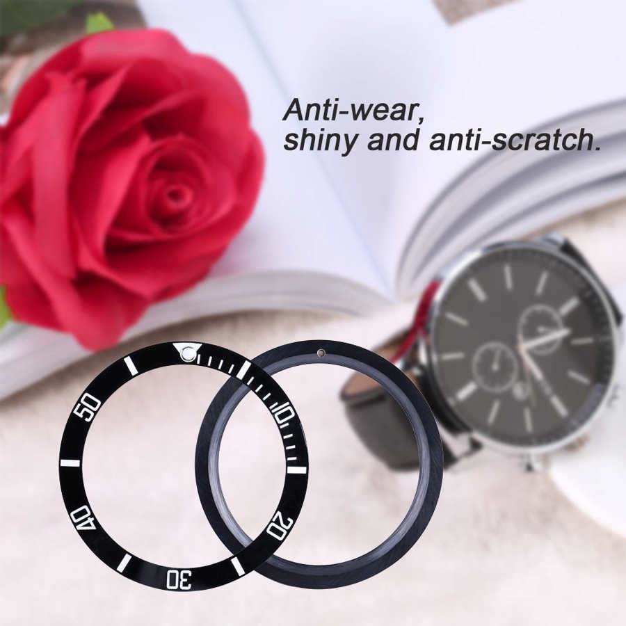 Horloge voor horlogeopslag 4 kleuren keramisch horloge polshorloge bezel inzetstuk lus vervangende onderdelen horlogekast