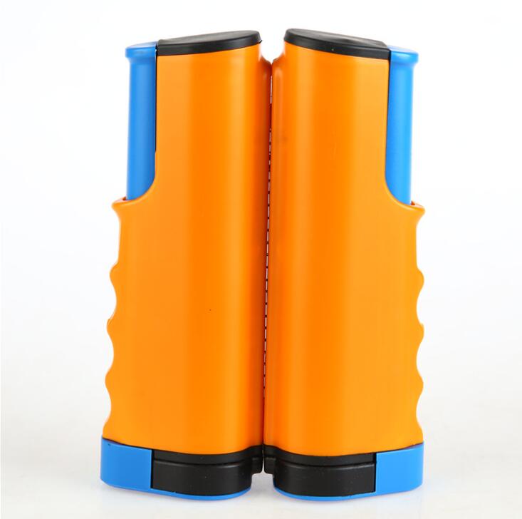 Ping Pong Paddle without 3 Table Tennis Balls Retractable Table Tennis Net Rack Soft Sponge Rubber Racket: yellow blue