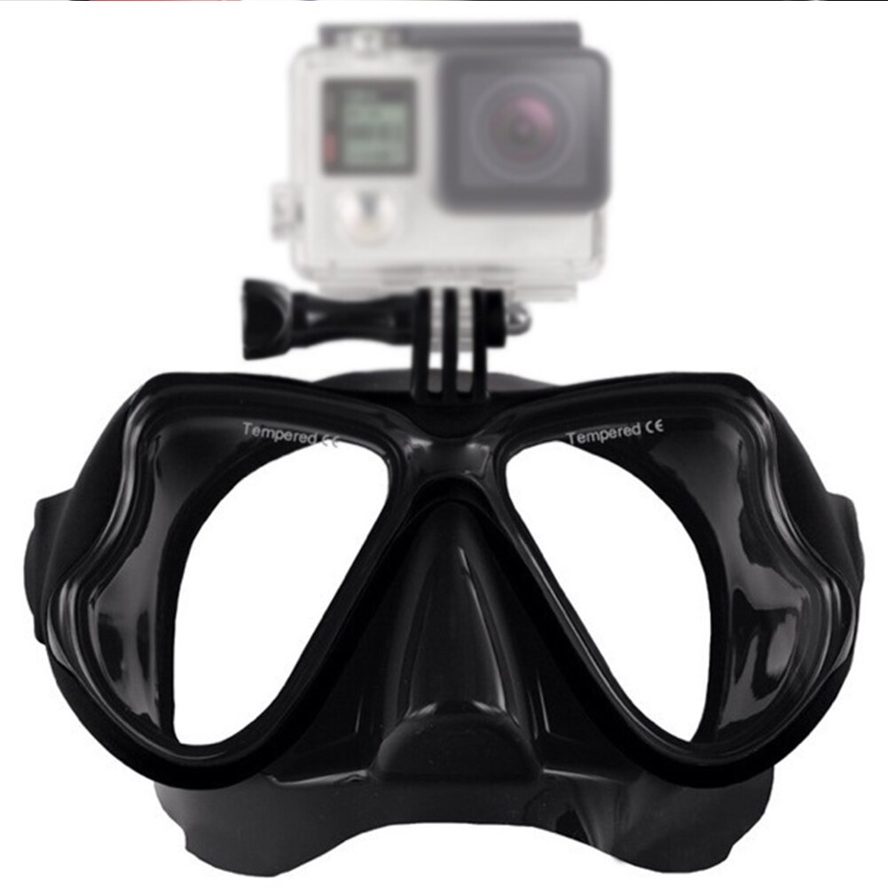 Scuba Duikbril Met Camera Mount Duiken Glazen Anti-Fog Gehard Glas Zwembril 3/4 +/5 Voor freediving Snorkelen