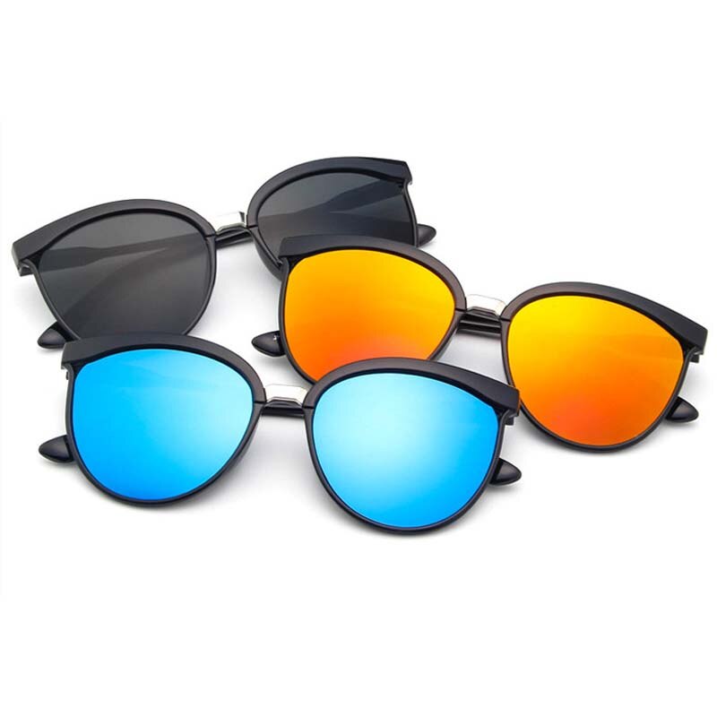 Retro cat eye zonnebril dames merk spiegel cateye zonnebril voor dames tinten  uv400 zonnebrillen