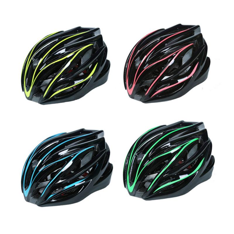 1 Men Women Cycling Helmet Air Vents Cycling Helmet Riding Mountain Road Bike Helmet Head Safety Helmet