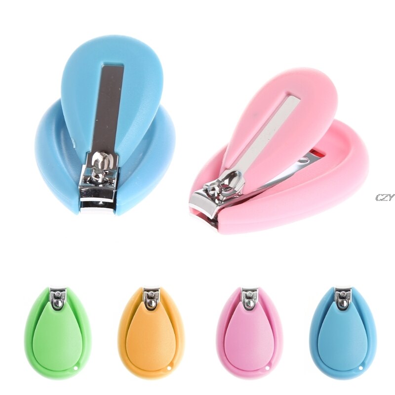 1pc Baby Nail Clipper Safety Cutter Toddler Infant Scissor Manicure Pedicure Care Color Random