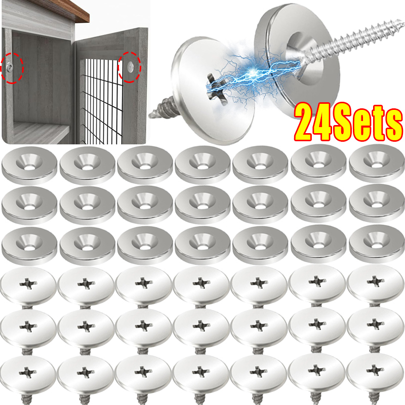 Starke magnetische Schrankschnappt, Schranktür-Magnetverschlüsse mit Schrauben, Kleiderschrank-Dichtung, Schnapptür-Befestigungselement für Möbel, versteckter Riegel
