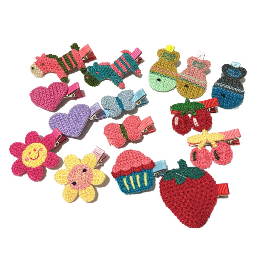 Baby Hair Clips Beautiful Princess By Hand Newborn Cute Hairpins Headwear Kids Hair Clips Headband Hair Accessories: Default Title