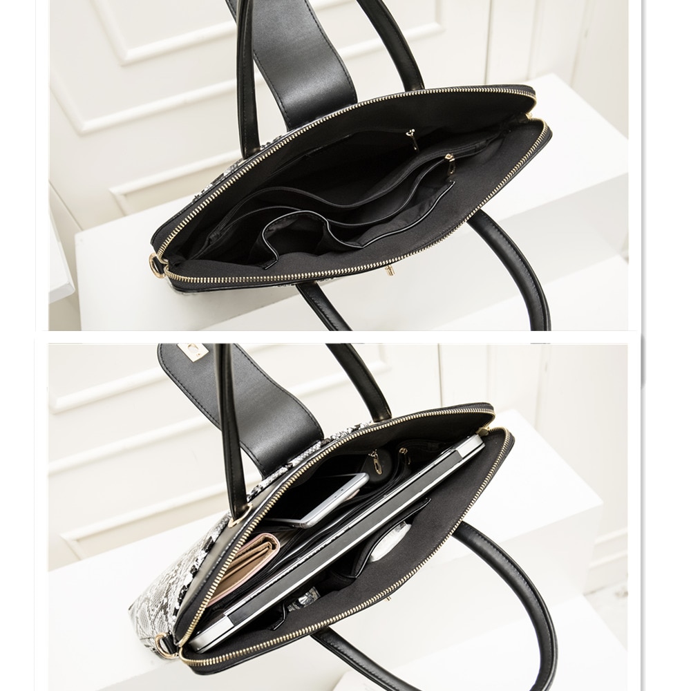 Modernos maletines de piel para ordenador portátil para mujer, bolsos de oficina para mujer, bolso de negocios de piel, bolsos de hombro para ordenador portátil