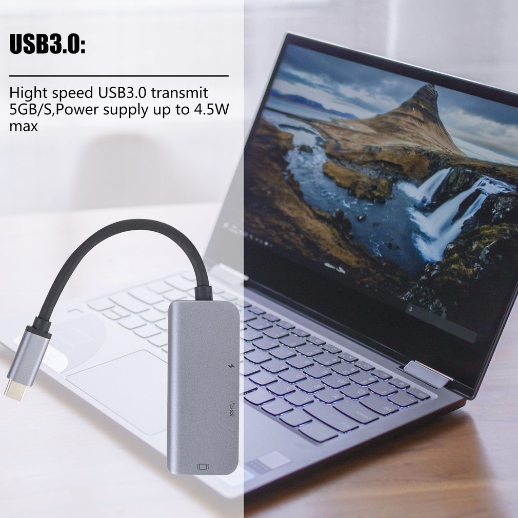 3in hub tpye-c naar micro usb 3.0 2.0 thunderbolt splitter 1 compatibel met macbook pro voor samsung usb type-c