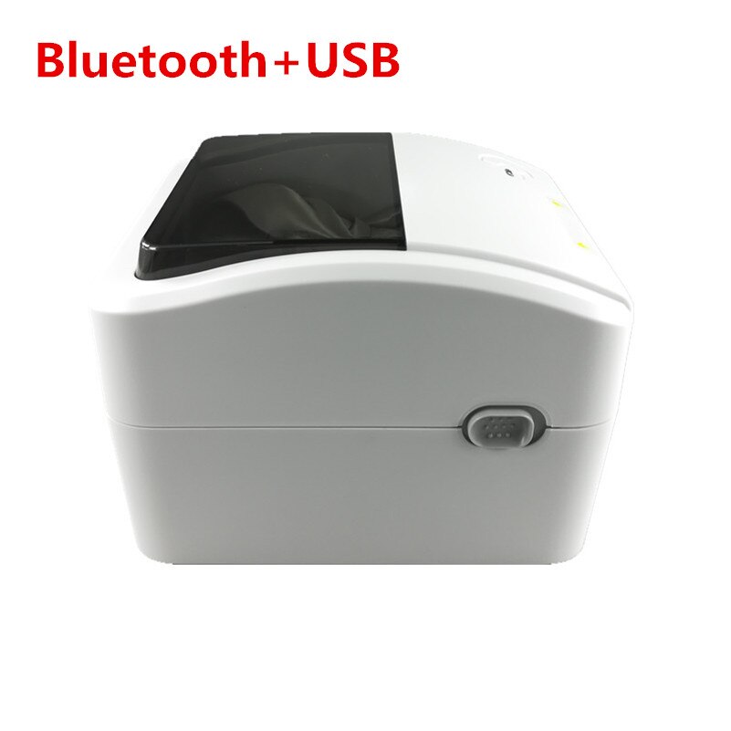 Thermal Label Barcode Printer Width 20mm-108mm Clothing Tag Receipt Stickers Print: white Bluetooth / AU Plug