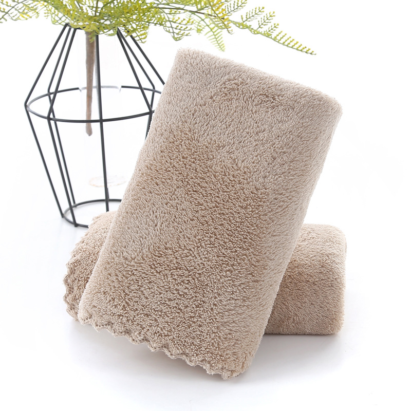 Ręcznik robić twarzy z mikrofibry, chłonny, miękki ręcznik, miękka, szybkoschnąca myjka: Brązowy