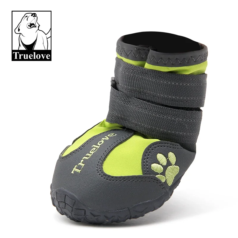 Truelove Scarpe Impermeabile anti-slittamento Stivali Da Pioggia Neve Calda Riflettente per ottavino Medio Grande animale domestico Formazione Sportiva TLS3961
