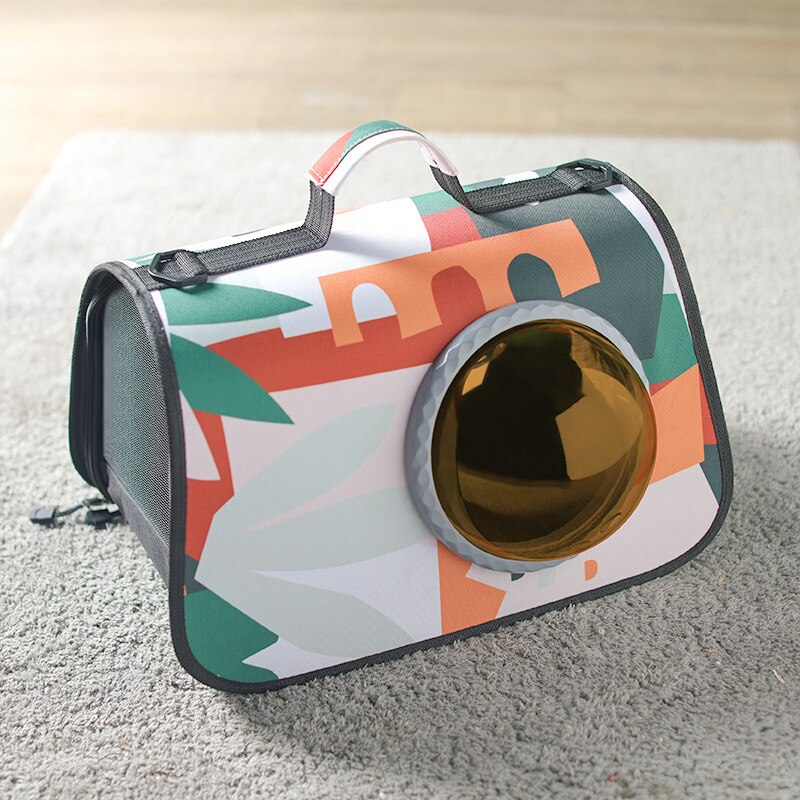 Cat Carrier Bag Shoulder Bag Breathable Portable Cat Bag Outdoor Travel Shopping For Cat And Puppy Pet Cat Transport Bag Handbag: D