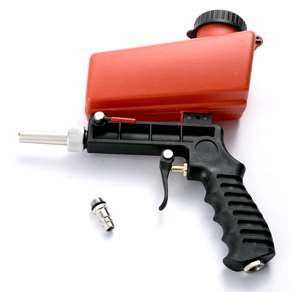 90 psi mini aerodynamisk sandblästringsmaskin justerbar pneumatisk sandblästringssats 700 cfm bärbar sandblästringspistol elverktyg