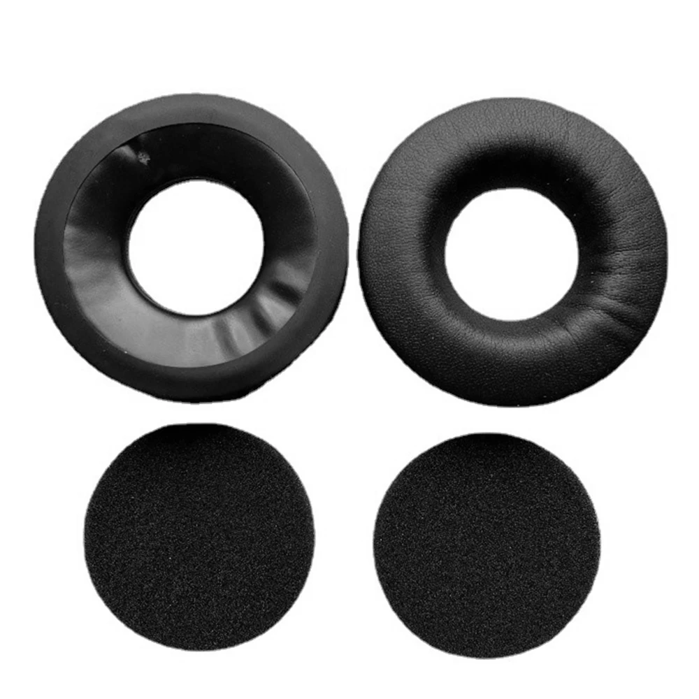 Coussinets d'oreille pour Sennheiser HD25-1, HD25, HD25SP, 25SP-II, oreillettes de remplacement pour écouteurs, housse de coussin: Black