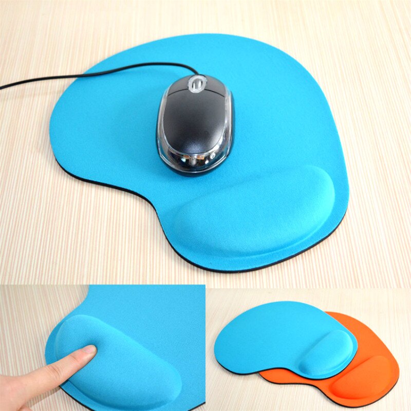 Small Feet Shape Mouse Pad Support Wrist Comfort Mat Soild Computer Games Mousepad EVA Soft Mouse Pad arm rest