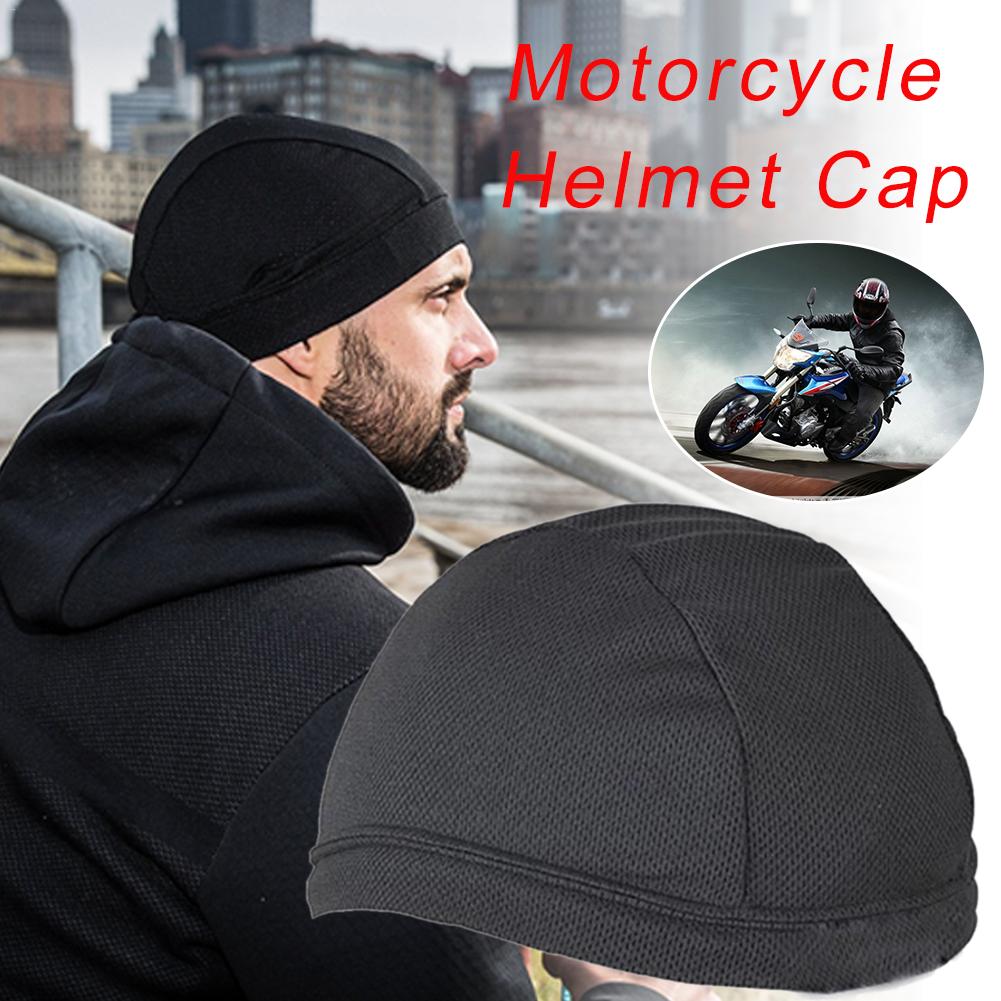 Motorhelm Innerlijke Cap Quick Dry Soft Ademende Hoed Fiets Racing Cap Onder Helm Beanie Cap Unisex Gratis Grootte