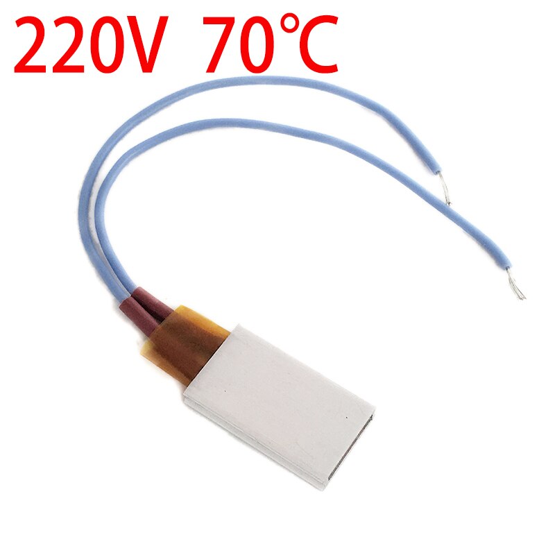 35*21mm PTC Heizung Element 12-220V Konstante Temperatur Thermistor Luft Heizung Sensor Aluminium Ich bin Freien Heizung komponenten: 220V 70C