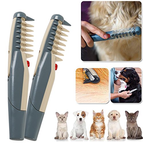 Electric Pet Dog Grooming Comb for Cat Hair Trimmer Remove Mats Tangles Tool Supplies
