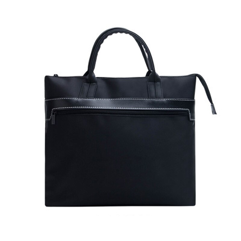 Portable Organizer For Documents Waterproof Bag For Ipad Business Bag Laptop Briefcase Men Computer Bag Wear-resisting Handbags: black