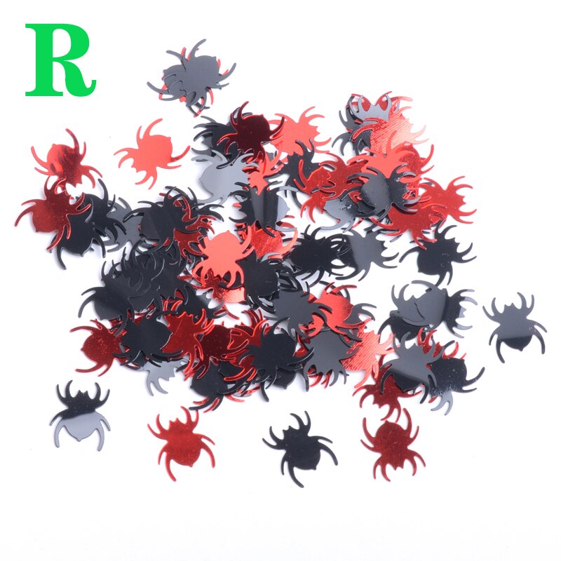 15g Spooky Halloween Confetti Pumpkin Spider Web Witch Bats Throw Confetti Sprinkle Home Festival Party Table Decoration: R