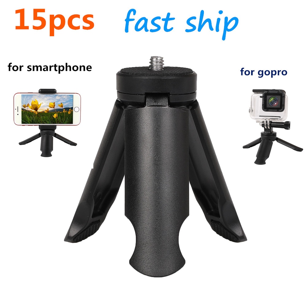 15 stuks goedkope prijs Smartphone Mini Statief Handvat Grip Monopod voor Go pro 7 6 5 4 Sj4000 zhiyun Mobiele 2 Gimbal