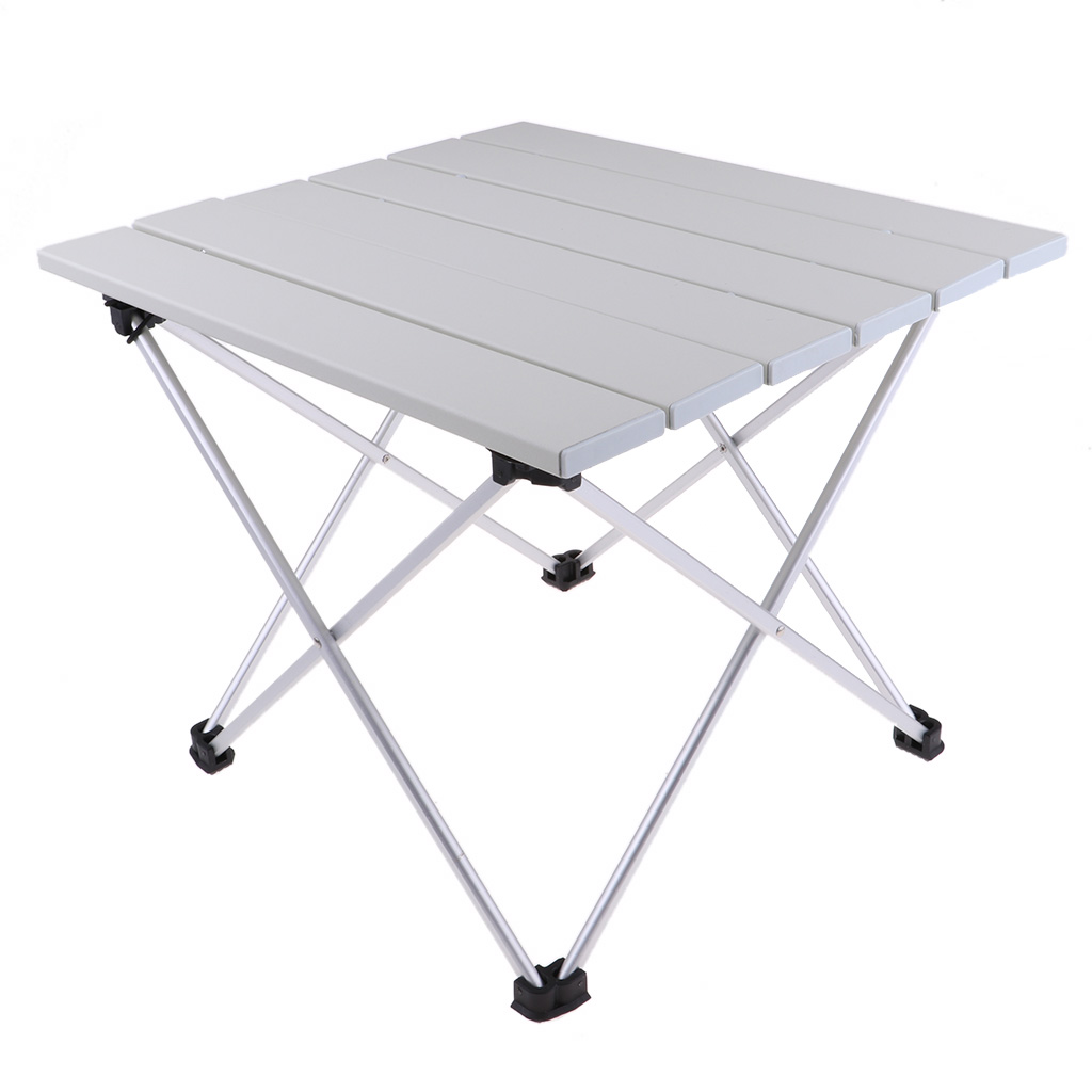 Udendørs aluminium sammenklappeligt picnic campingbord med praktisk taske