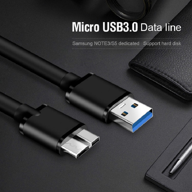 0.5/1/1.5M Usb 3.0 Type A Naar Micro B Kabel Voor Externe Harde Schijf Disk Hdd samsung S5 S4 Note3 Usb Hdd Datakabel