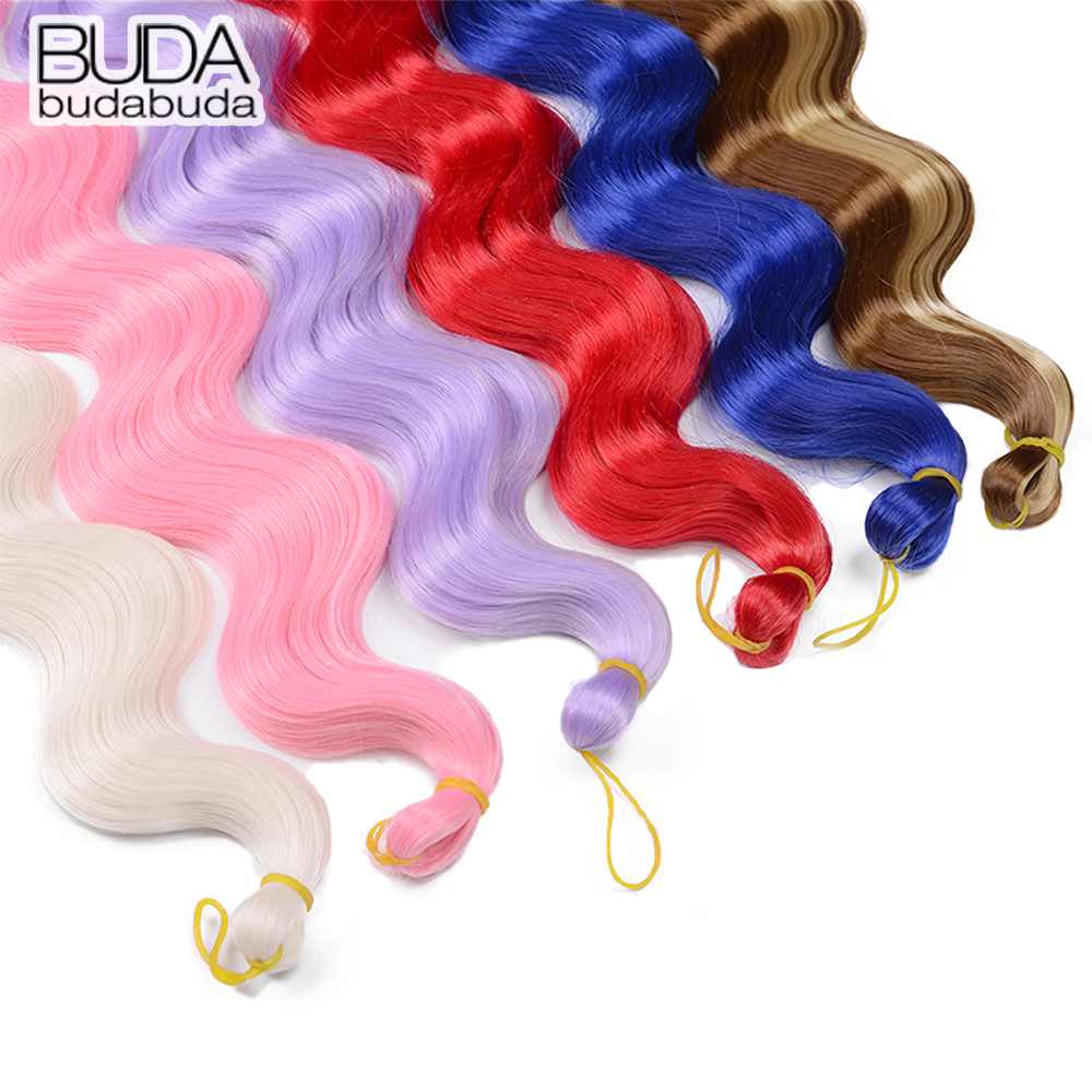 Body Wave Crochet Hair 22Inch Weaving Soft Natural Synthetic Braid Hair Extensions Deep Ocean Wave Twist Crochet Braids Hair