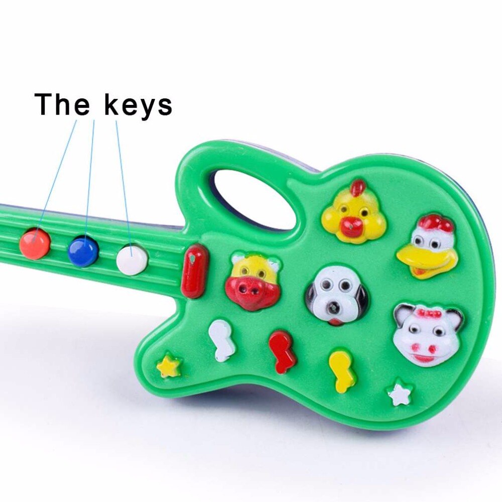 Juguetes para bebés 3psc Super niños bebé guitarra infantil guardería rima sabiduría desarrollo simulación música plástico mejor