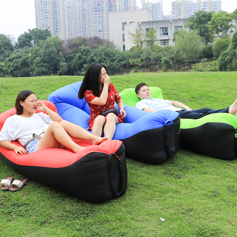Inflatable Sleeping Bag Lazy Sofa Beach Bed inflatable Couch Travel Sleeping Bag Inflatable Pillow Lounge