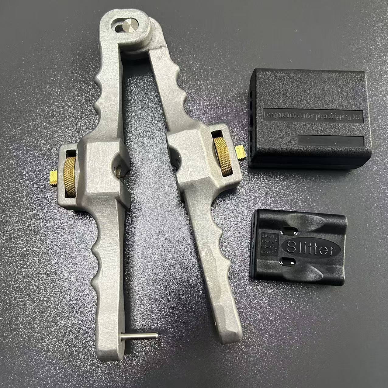 Longitudinal Opening Knife Longitudinal Sheath Cable Slitter Fiber Optical Cable Stripper SI-01: black