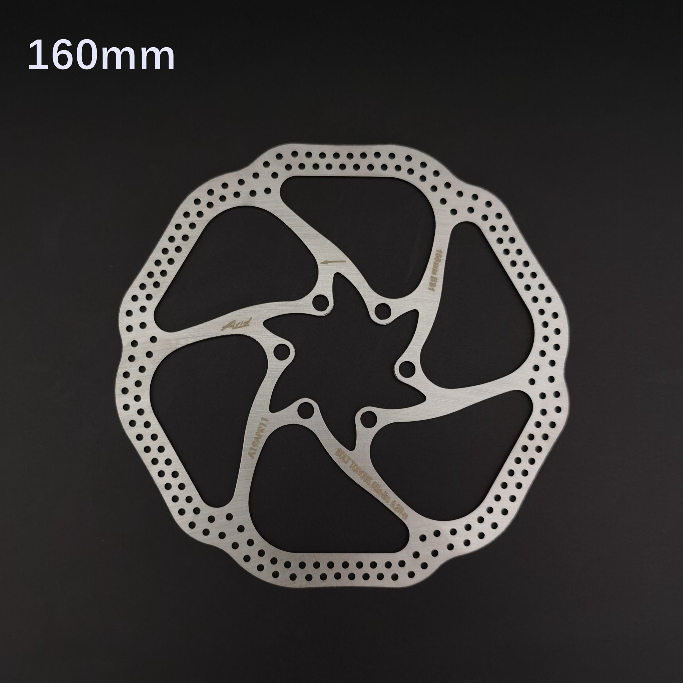 Pastillas de freno de disco HS1 para bicicleta de montaña y carretera, Rotor de freno de disco con 6 tornillos, 160/180mm, 6 sctrews