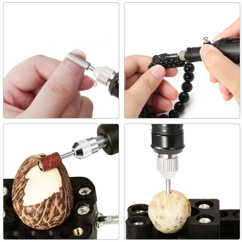 1 set nagelvijl mini draagbare duurzame elektrische nagelvijl nagelkunstgereedschap nagelpolijstmachine voor thuis