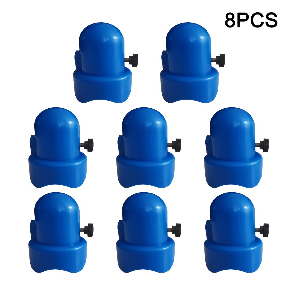 Met Schroef Duim Praktische 1.5Inch Diameter Direct Fit Verbinding Attachment Installeren Trampoline Behuizing Pole Cap Effen Pp: 8pcs