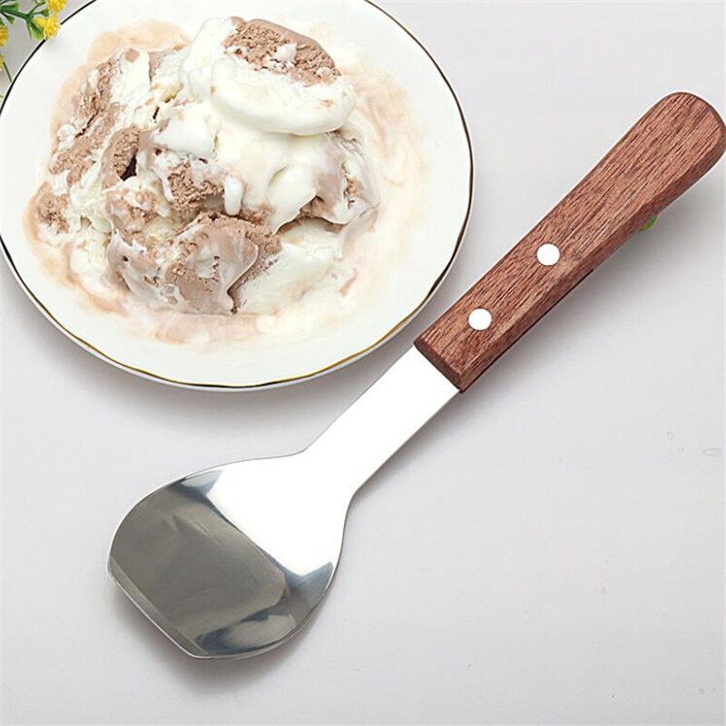 Ice Cream Tools Portable Aluminum Alloy Non-stick Anti-feeze Ice Cream Scoop Spoon For Home Kitchen Accessories