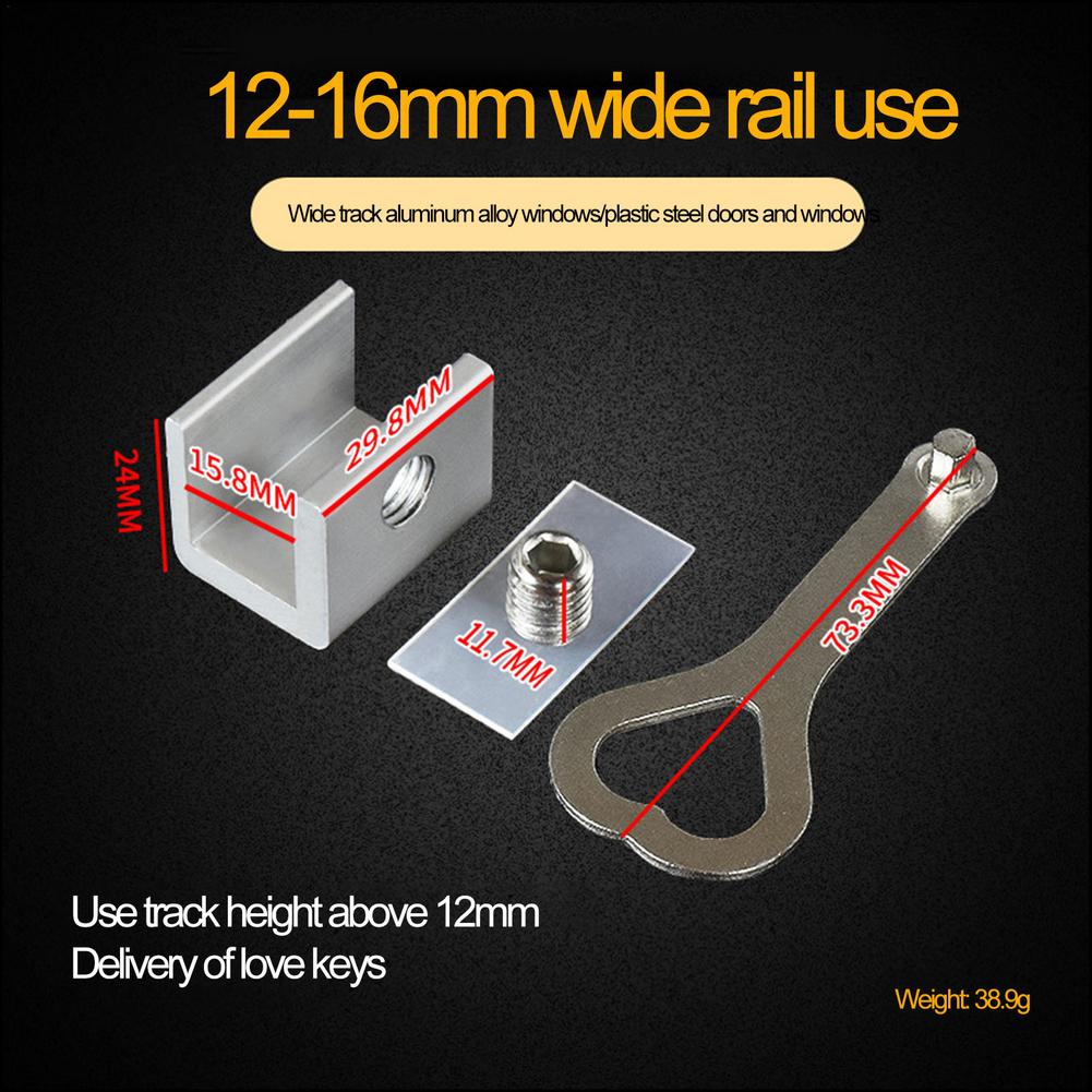 Screen Window Lock Limiter Aluminum Alloy Plastic Steel Window Safety Lock Child Protective Doors And Windows Anti-theft Locks